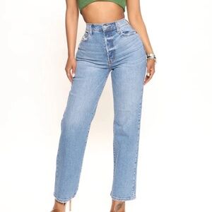 Fashion Nova "Long Lost 90's Jeans"